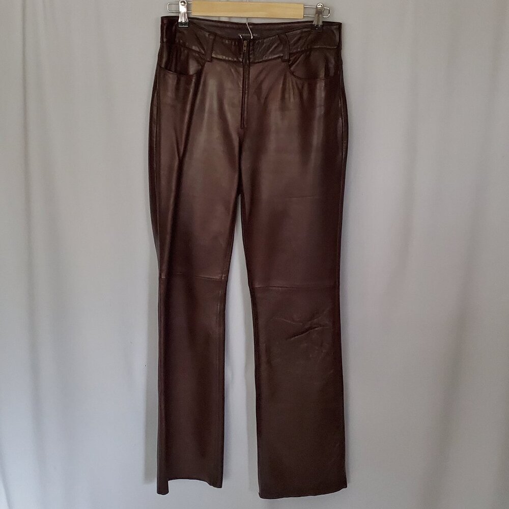 Banana Republic Brown Leather Pants